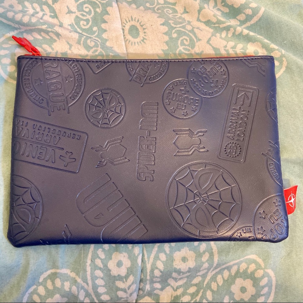 NWOT Spider-Man Far From Home Blue Cosmetics Pouch